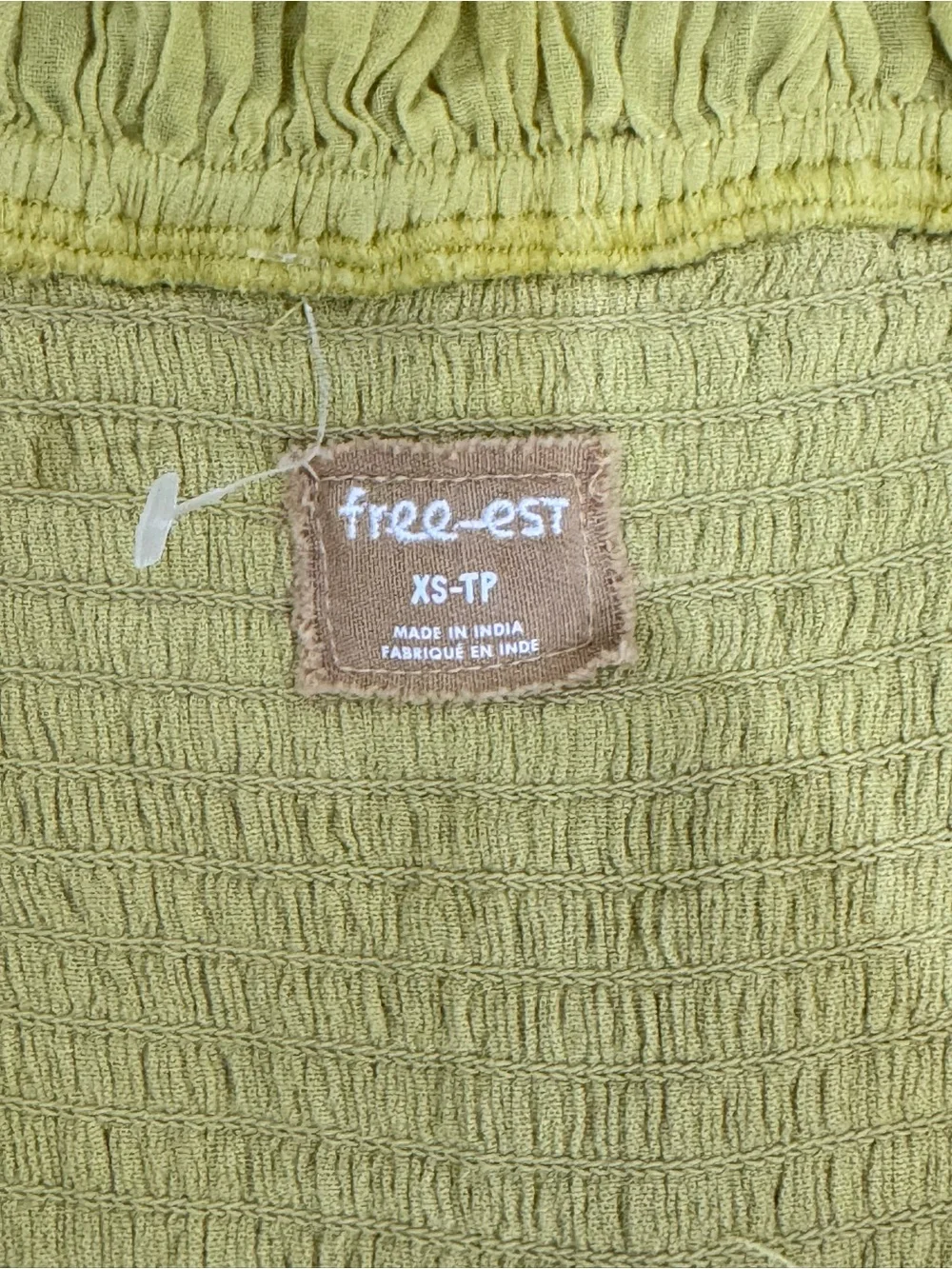 Free People Silent Lime Ruffle Maxi Dress NWT XS $118
